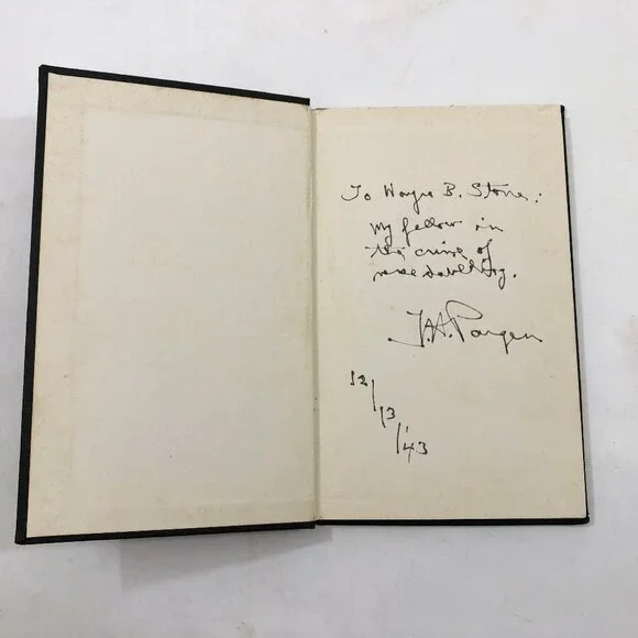 Clouds by Thomas Houston Pargen Poetry HB 1937 First Edition Rare Wayne B. Stone